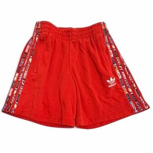 Adidas Originals Tiles AOP French Terry Shorts-Red Rogue-Men’s Small-Rare-Retro